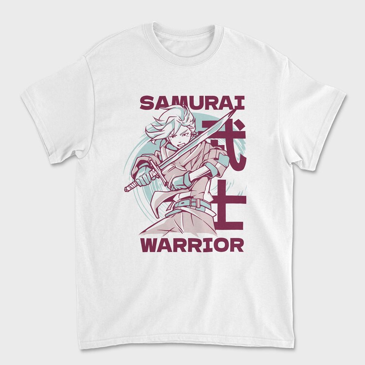 Tricou Barbati (Unisex), Anime Samurai Warrior