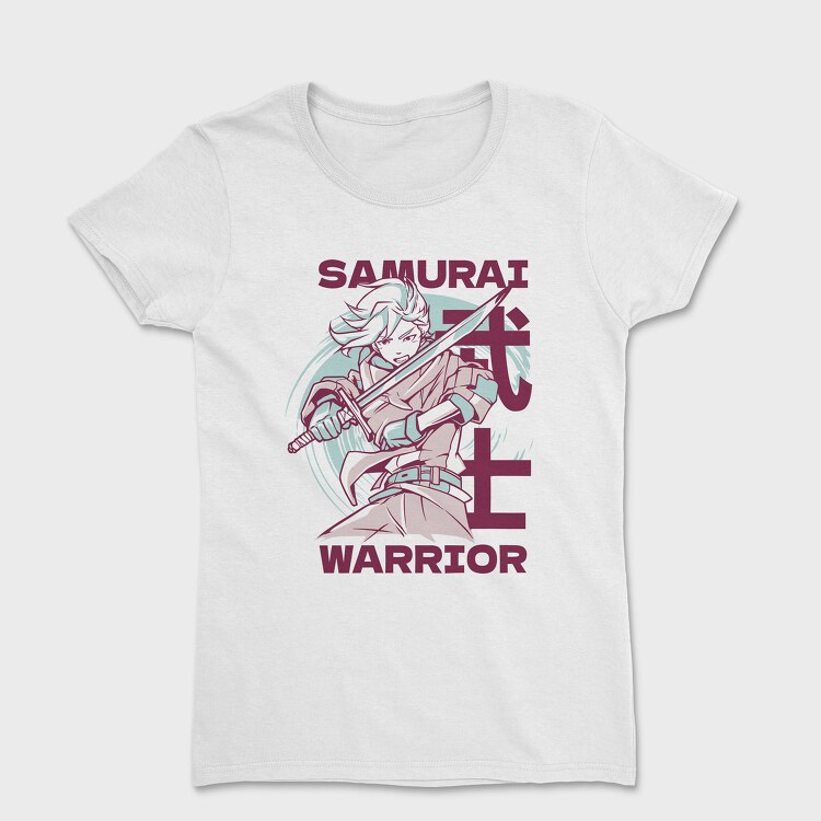 Tricou Femei, Anime Samurai Warrior