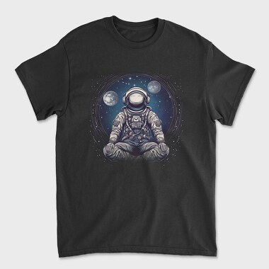 Tricou Barbati (Unisex), Astronaut Meditation