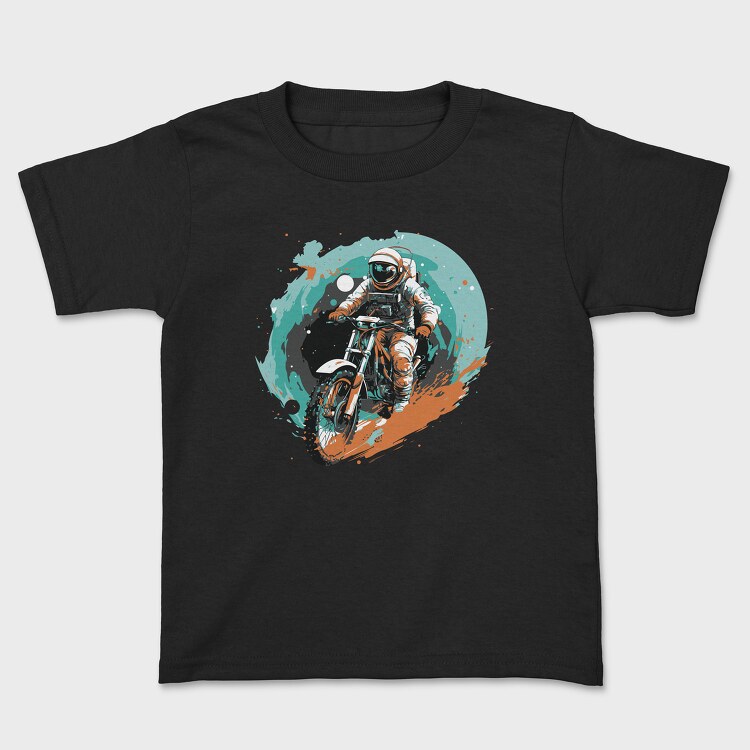 Tricou Copii, Astronaut Motorbike