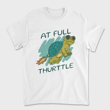 At Full Thurttle, Tricou Barbati (Unisex)