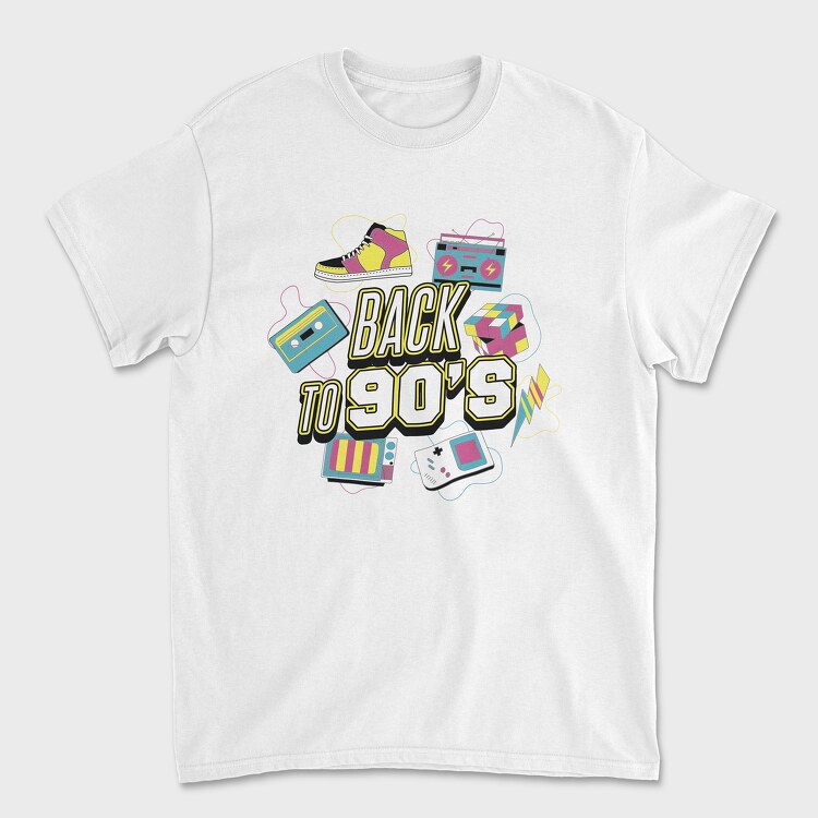 Tricou Barbati (Unisex), Back to 90 S