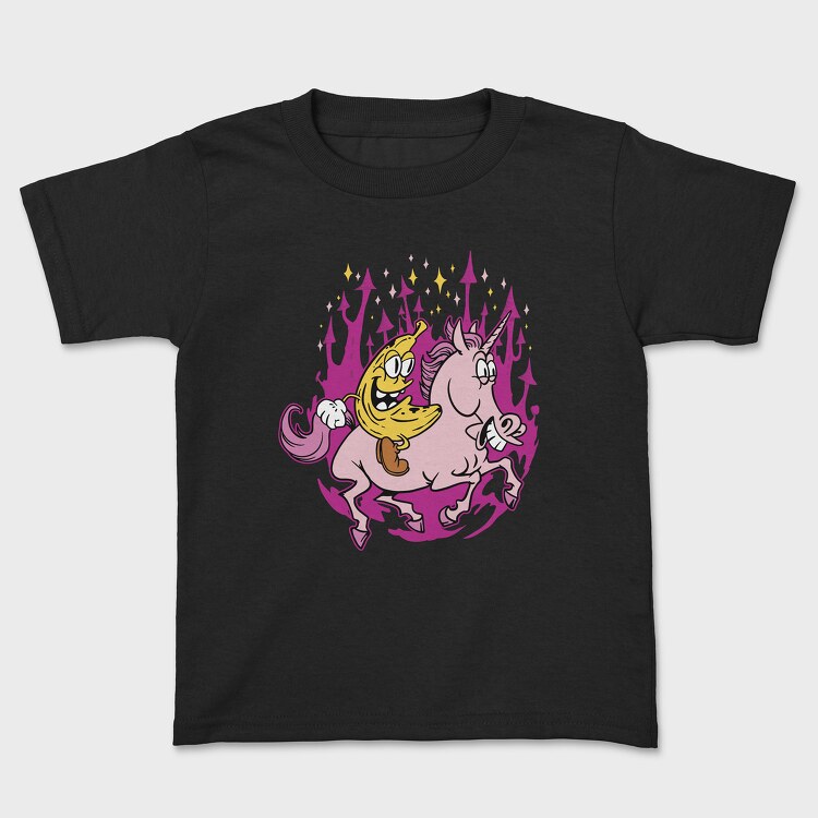 Banana Riding a Unicorn, Tricou Copii