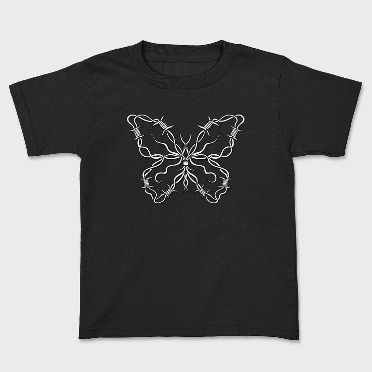 Tricou Copii, Barbered Wire Butterfly