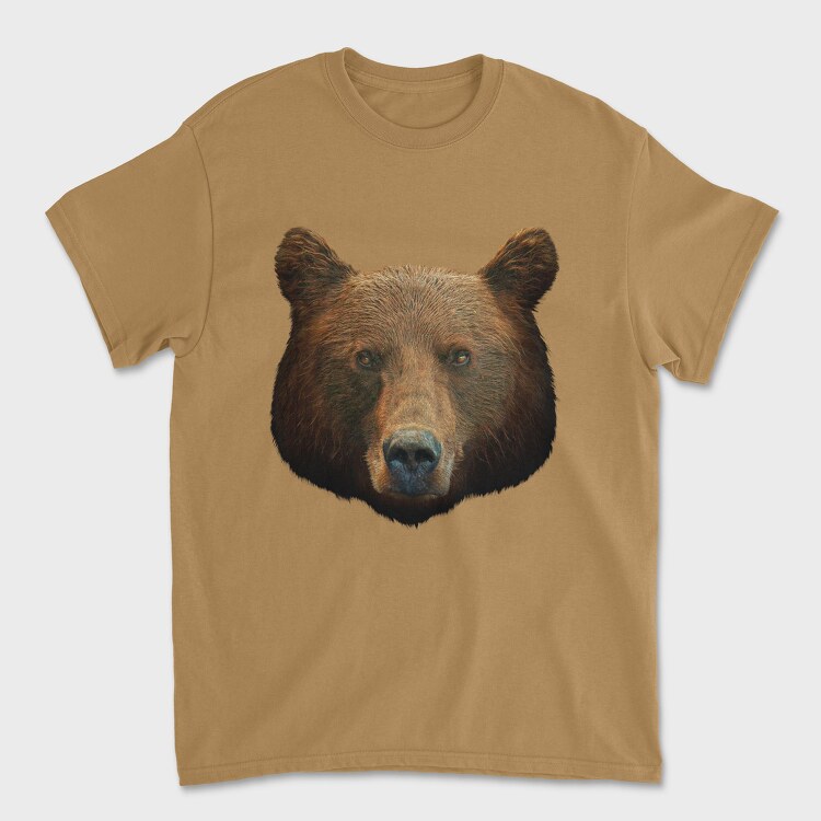 Bear Face, Tricou Barbati (Unisex)