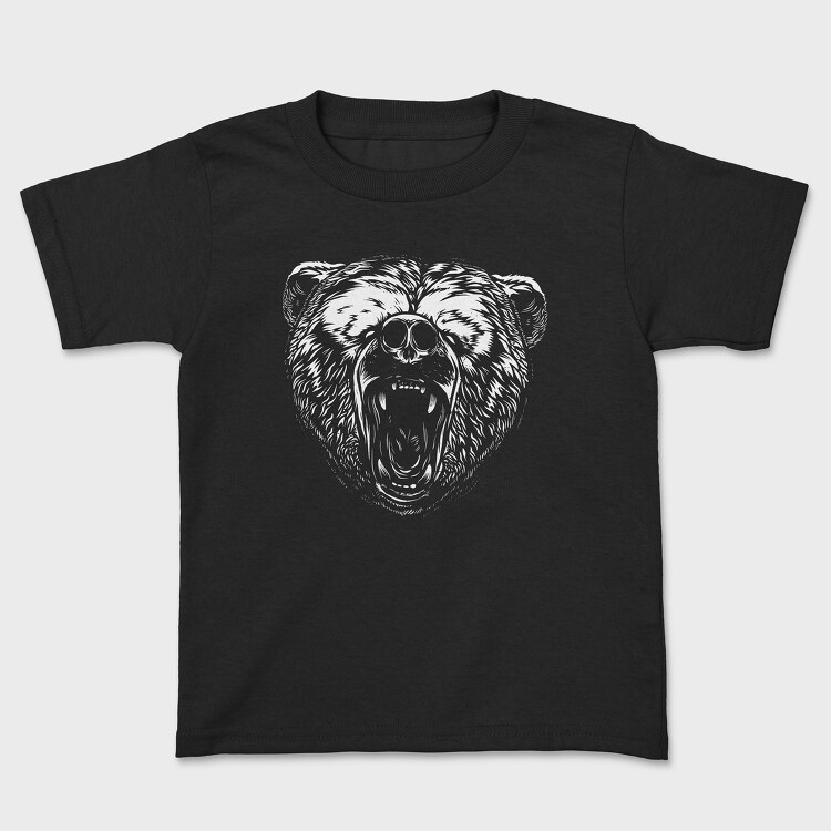 Tricou Copii, Bear White