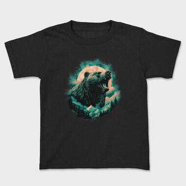 Bear With Mountains Moon, Tricou Copii