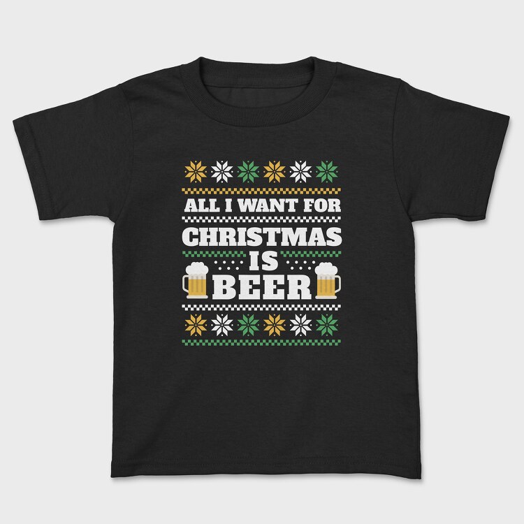 Tricou Copii, Beer Ugly Sweater 2