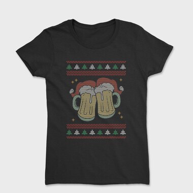 Beer Ugly Sweater, Tricou Femei