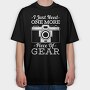 Camera Gear Photographer, Tricou Oversize Barbati (Unisex)