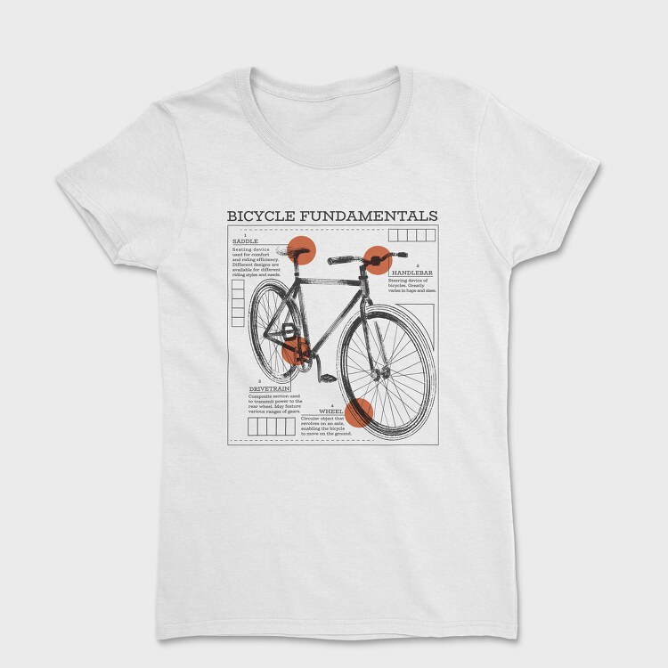 Bike Fundamentals, Tricou Femei