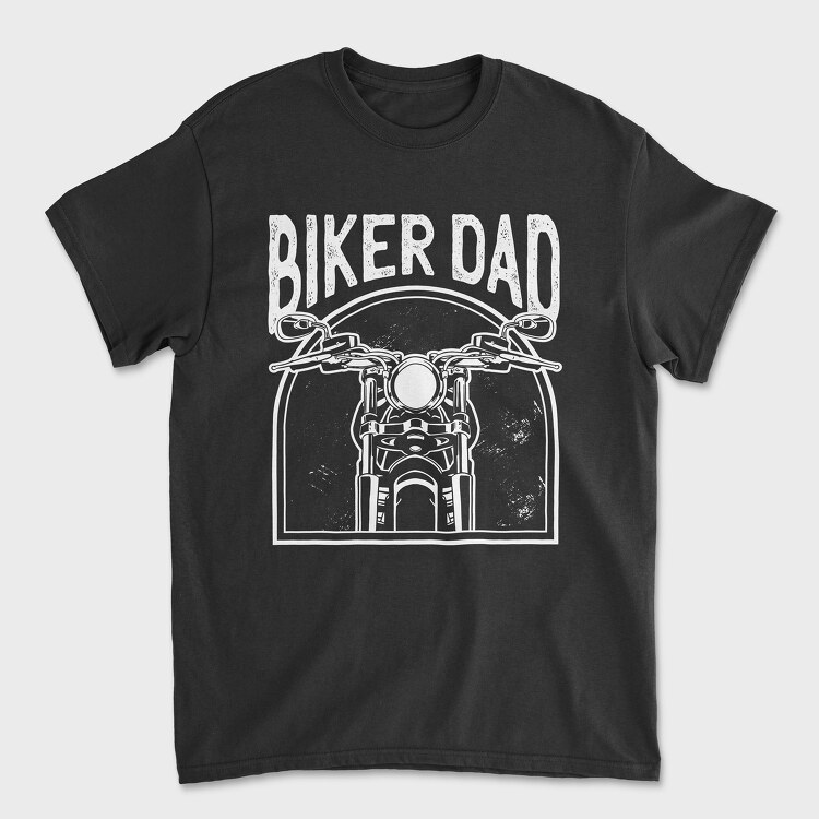 Tricou Barbati (Unisex), Biker Dad