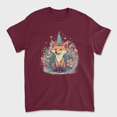 Tricou Barbati (Unisex), Birthday Fox