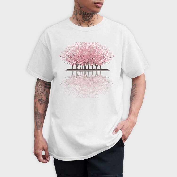 Sakura Forest, Tricou Barbati (Unisex)