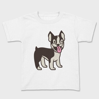 Boston Terrier Cartoon, Tricou Copii