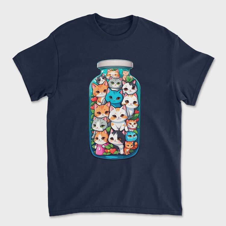 Bottle Cats, Tricou Barbati (Unisex)