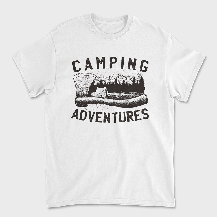 Tricou Barbati (Unisex), Camping Axe Adventure