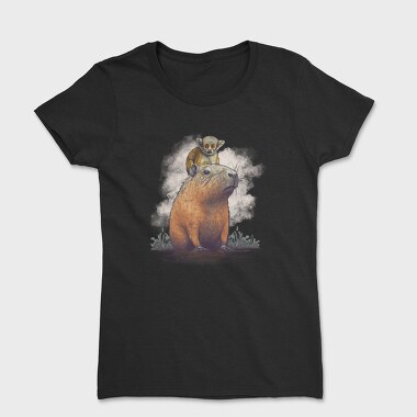 Tricou Femei, Capybara Monkey