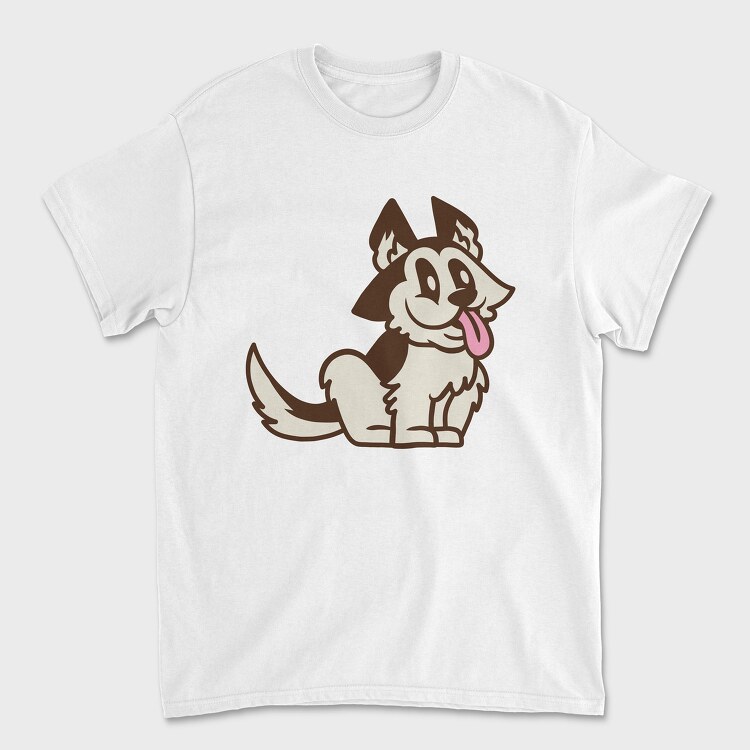 Tricou Barbati (Unisex), Cartoon Dog