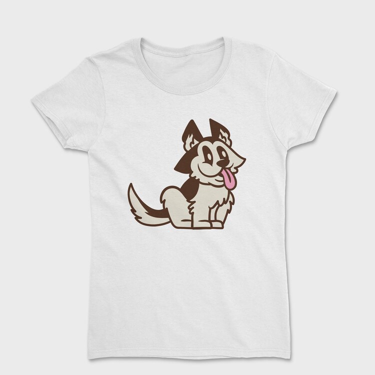 Tricou Femei, Cartoon Dog