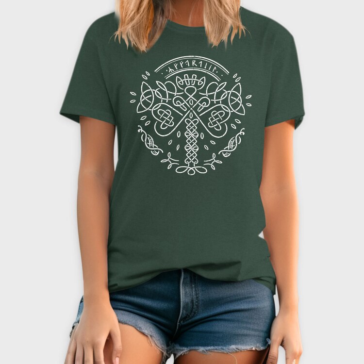Yggdrassil Tree, Tricou Barbati (Unisex)