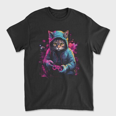 Cat Gaming, Tricou Barbati (Unisex)