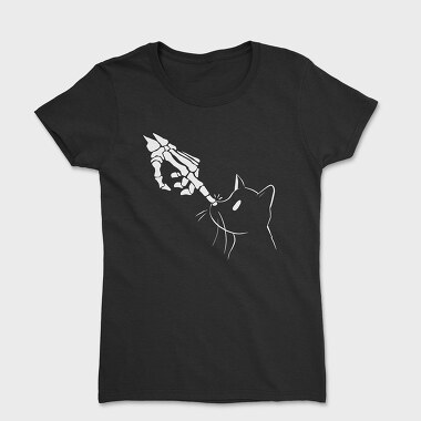 Cat Skeleton Hand, Tricou Femei