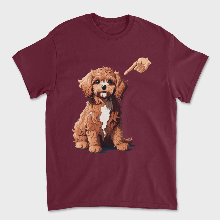 Tricou Barbati (Unisex), Cavapoo Finger