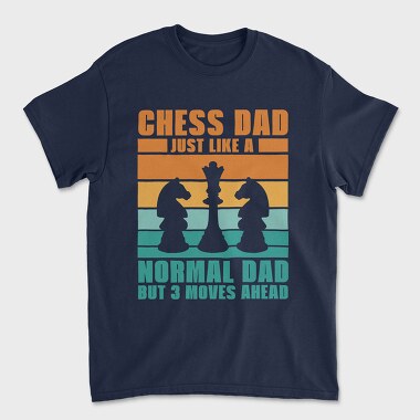 Tricou Barbati (Unisex), Chess Dad