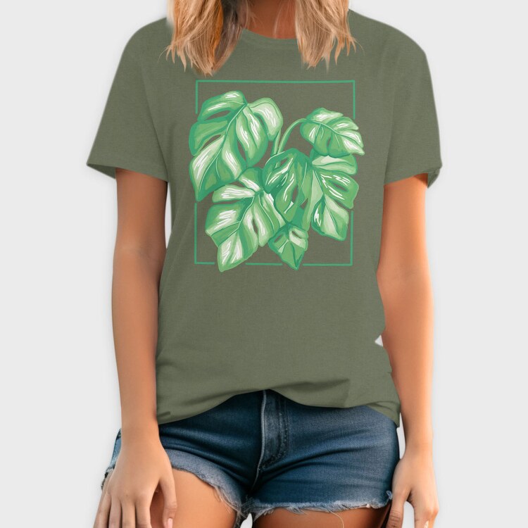 Monstera Variegata Plant, Tricou Barbati (Unisex)