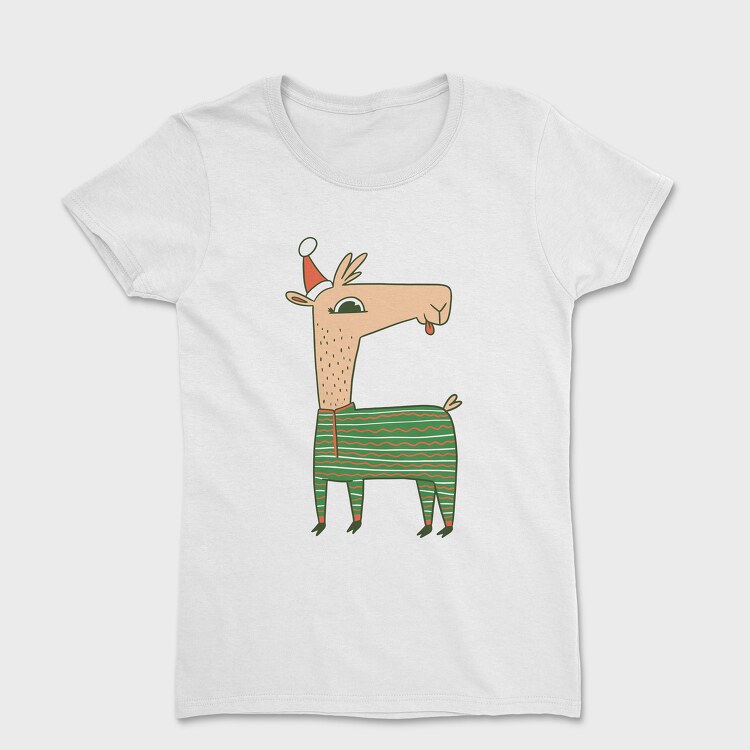 Tricou Femei, Christmas Llama