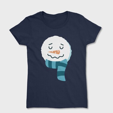 Christmas Snowman Faces 1, Tricou Femei