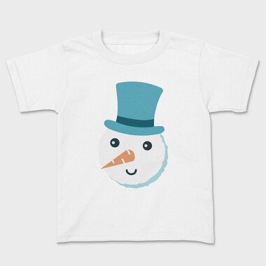 Christmas Snowman Faces 5, Tricou Copii