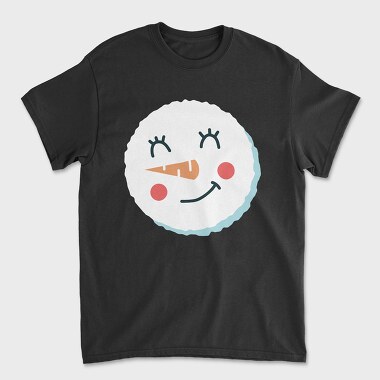 Christmas Snowman Faces 8, Tricou Barbati (Unisex)