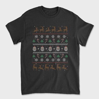 Christmas Ugly Sweater, Tricou Barbati (Unisex)