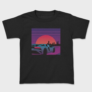 Tricou Copii, City Vaporwave 2