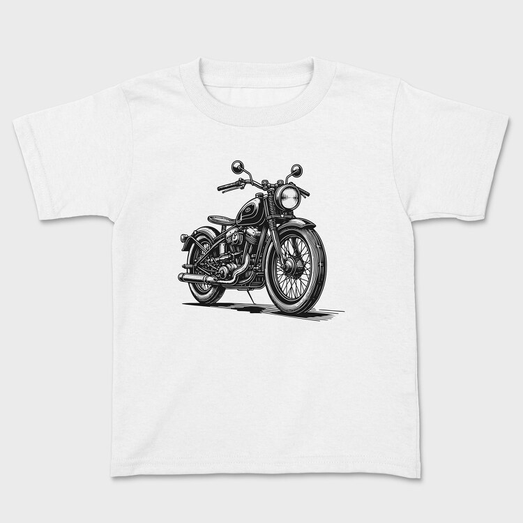 Tricou Copii, Classic Motorcycle