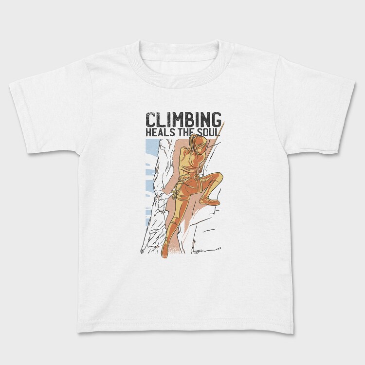 Tricou Copii, Climbing Heals the Soul