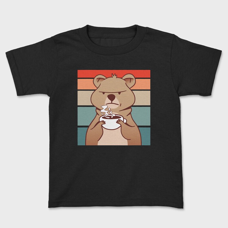 Tricou Copii, Coffee Grumpy Quokka