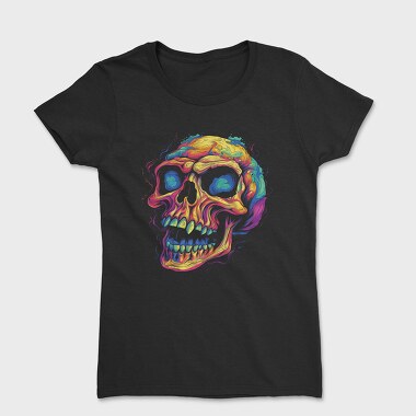 Colorful Skull, Tricou Femei