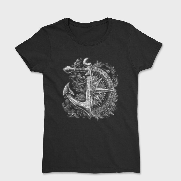 Compass Anchor, Tricou Femei