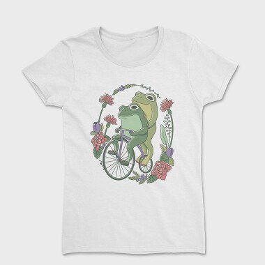 Tricou Femei, Cottagecore Frogs