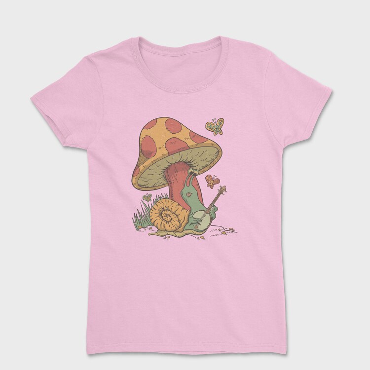 Cottagecore Snail, Tricou Femei