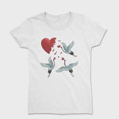 Crane Broken Heart, Tricou Femei