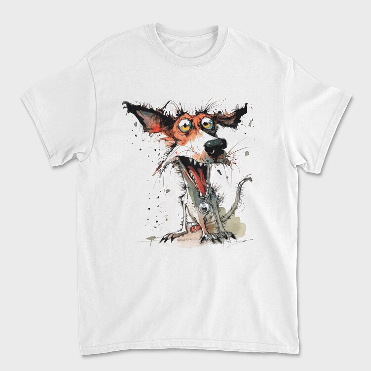 Tricou Barbati (Unisex), Crazy Dog Ink