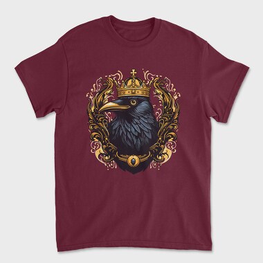 Crow Gold Crown, Tricou Barbati (Unisex)