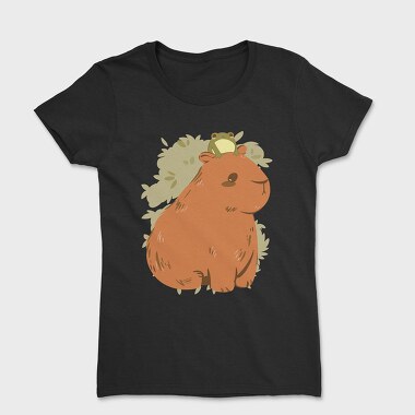 Cute Capybara Frog, Tricou Femei