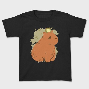 Cute Capybara Frog, Tricou Copii