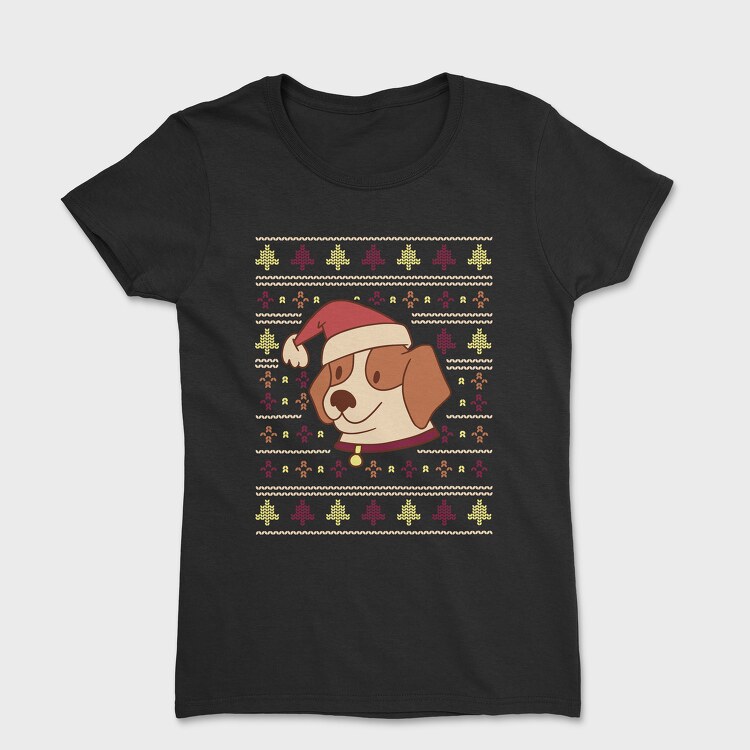 Tricou Femei, Cute Dog Ugly Sweater