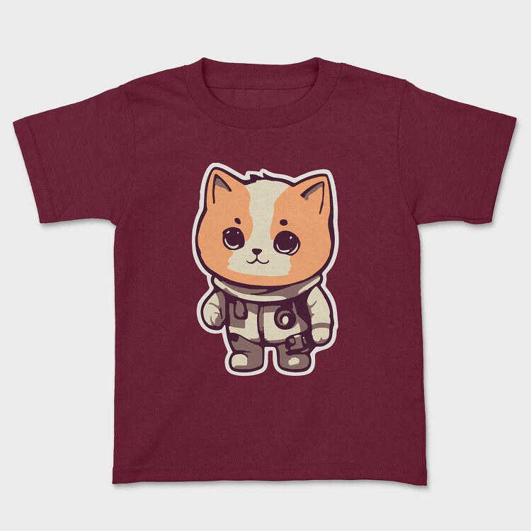 Tricou Copii, Cute Little Cat